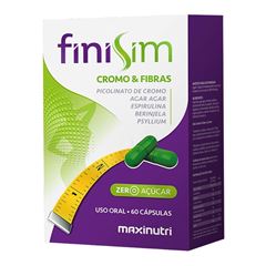 FINISIM CROMO E FIBRAS 60 CAPSULAS - MAXINUTRI