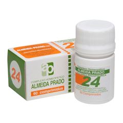 COMPLEXO 24 CALCAREA PHOS 60 COMPRIMIDOS PRIMEIRAS DENTICOES - ALMEIDA PRADO