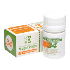 COMPLEXO 34 ARSENICUM 60 COMPRIMIDOS ENURESE - ALMEIDA PRADO