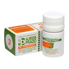 COMPLEXO 3 HYDRASTIS 60 COMPRIMIDOS SINUSITE - ALMEIDA PRADO