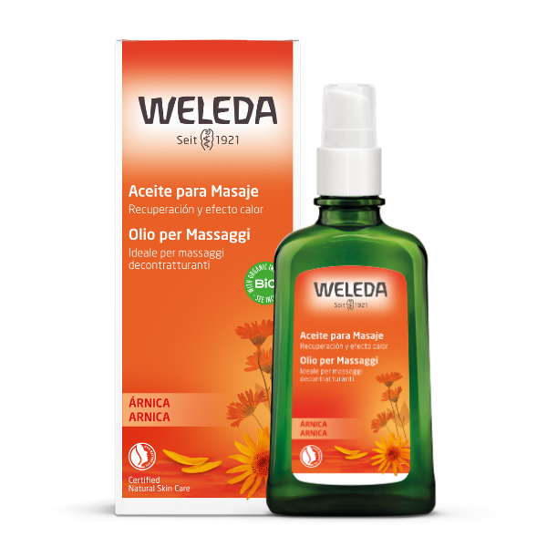 OLEO DE ARNICA SPORT PARA MASSAGEM 100ML - WELEDA
