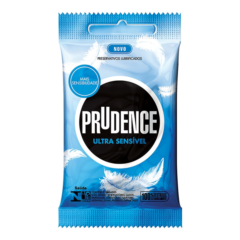 *PRESERVATIV PRUDENCE ULTRA SENSIVEL 6UN MAIS FINO - DKT DO BRASIL