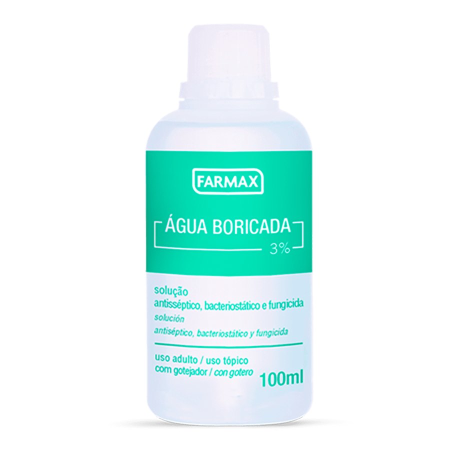 AGUA BORICADA 3% BICO DOSADOR 100ML -