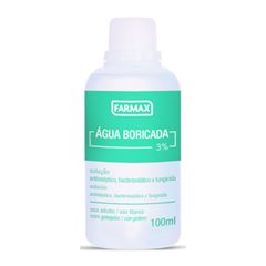 AGUA BORICADA 3% BICO DOSADOR 100ML - FARMAX