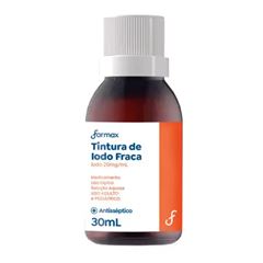 TINTURA DE IODO 2% 30ML - FARMAX .