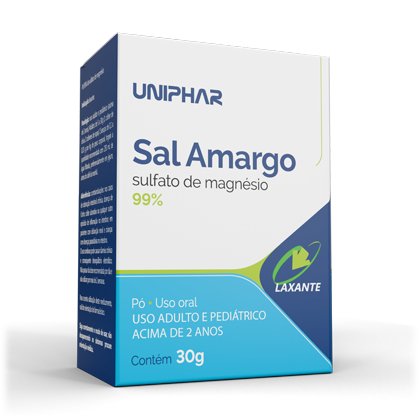 SAL AMARGO CAIXA 30G - UNIPHAR