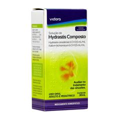 HYDRASTIS COMPOSTO 0,5ML FRASCO 30ML - VIDORA
