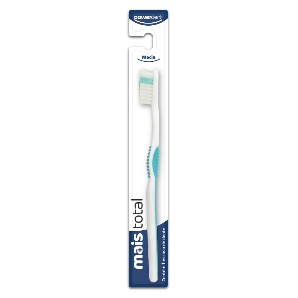 ESCOVA DENTAL MAIS TOTAL MACIA CABECA 35 REF 1062 - POWERDENT