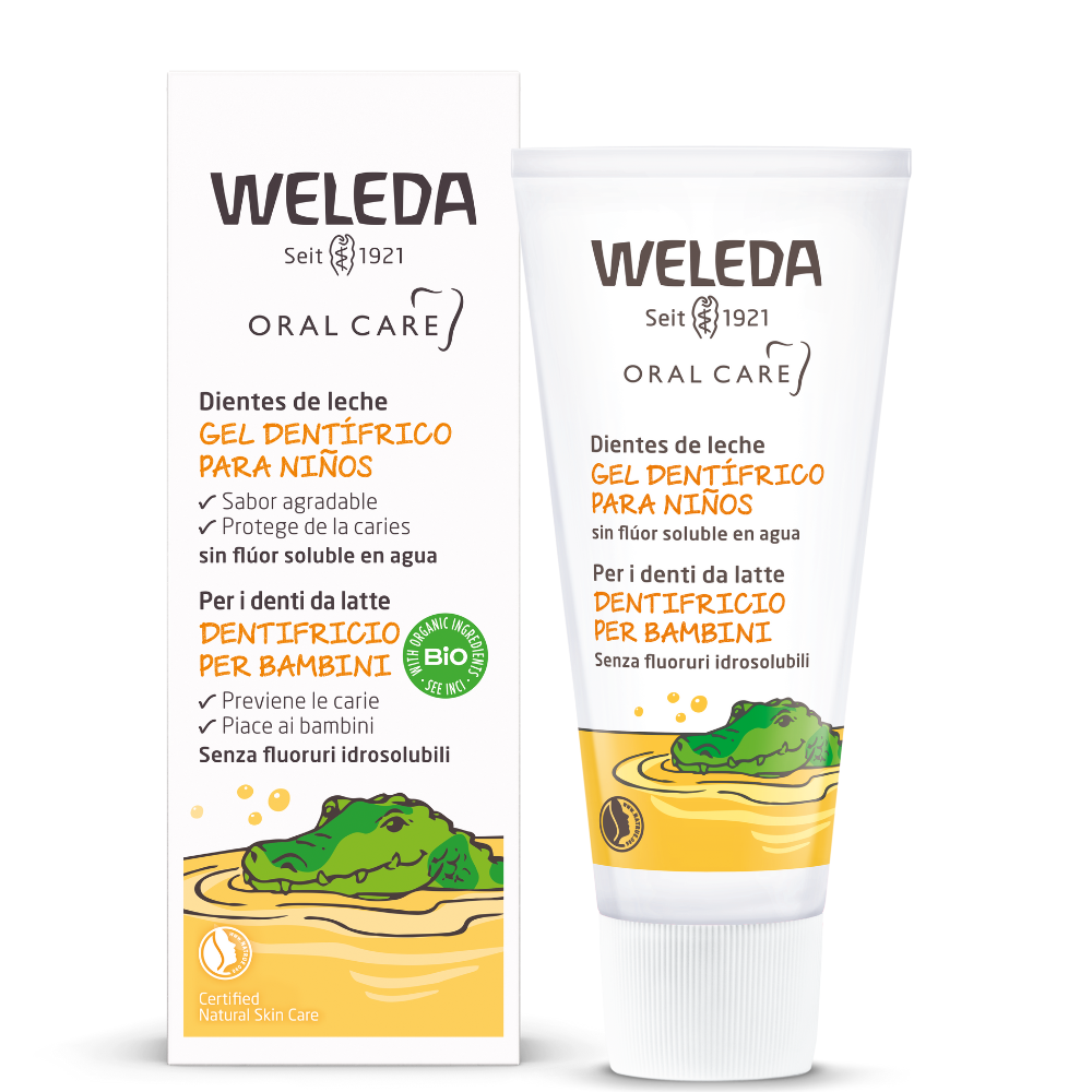 GEL DENTAL INFANTIL CALENDULA ORAL CARE SEM FLUOR 50ML - WELEDA