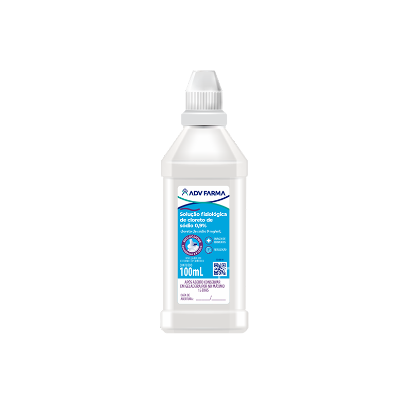 SOLUCAO FISIOLOGICA 0,9% 100ML BICO DOSADOR - ADV