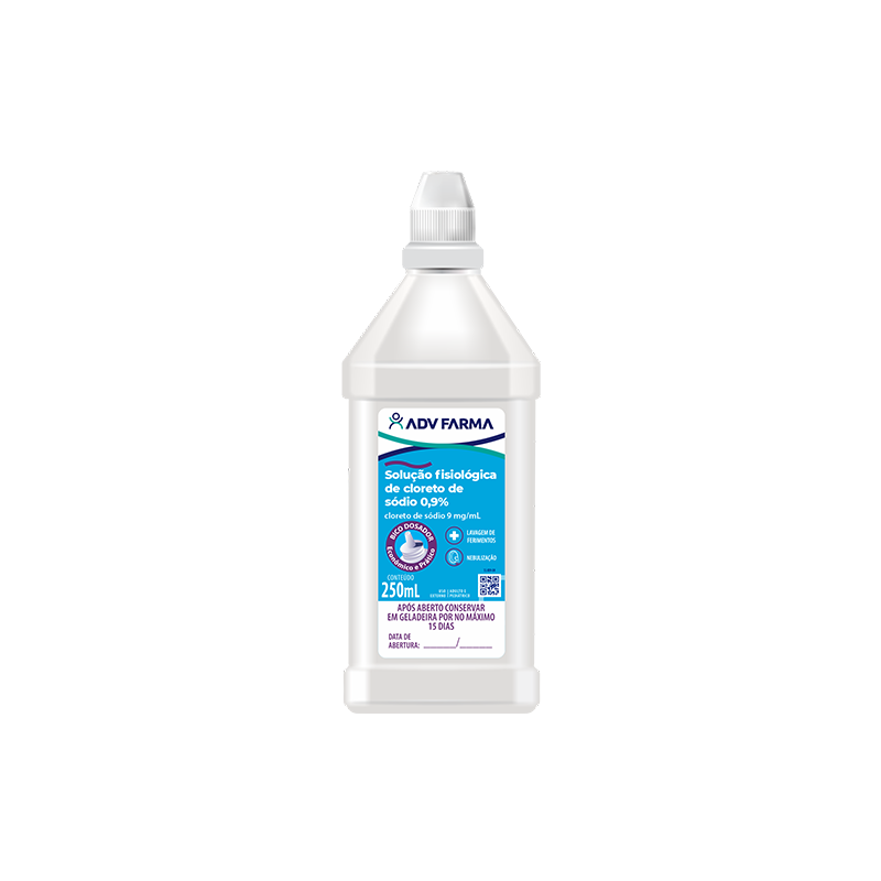 SOLUCAO FISIOLOGICA 0,9% 250ML BICO DOSADOR - ADV