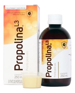 PROPOLINA L3 EXTRATO DE PROPOLIS TRADICIONAL SOLUÇÃO 250ML - BREYER